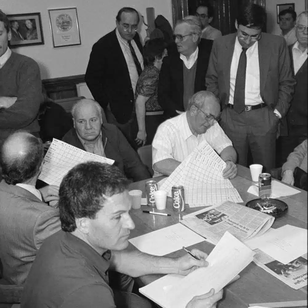 election day ballot counting