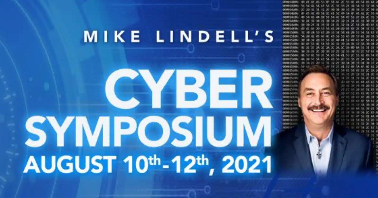 Mike Lindell Cyber Symposium banner