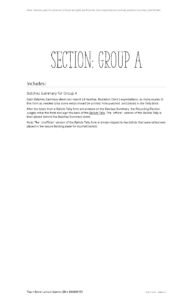 Sample section divider for Tally Book Group A