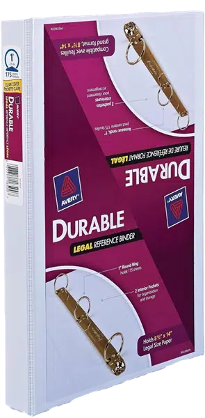 Binder legal size 3-ring Legal size 3-ring binder