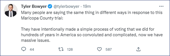 X Post by @TylerBowyer December 21, 2022