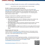Hand Counting Ensures Accuracy with Incremental Auditing