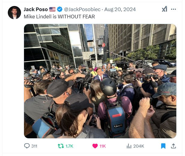 Mike-Lindell is without FEAR per Jack-Posobiec