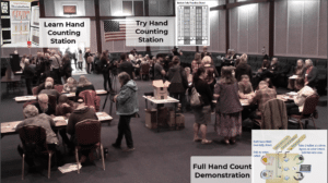 Capitol Count event - hand count demo Oregon
