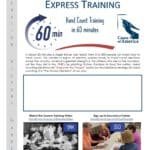Express Hand Count Training publicity flyer for Organizers