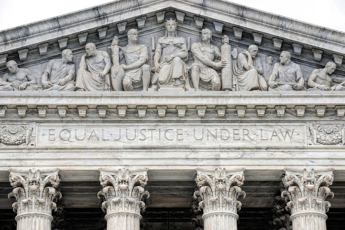 Equal Justice Under Law on Supreme Court Building