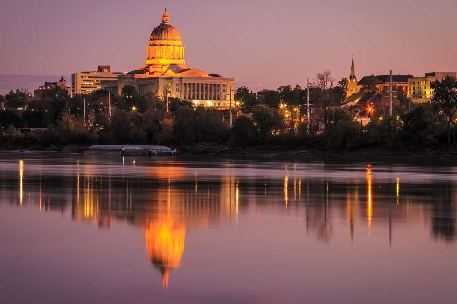 missouri-capitol-dusk Missouri State Capitol at dusk