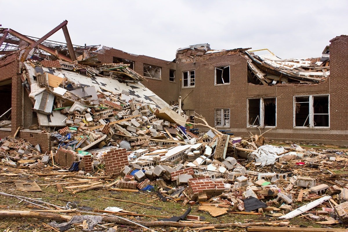 Natural disaster tornado earthquake