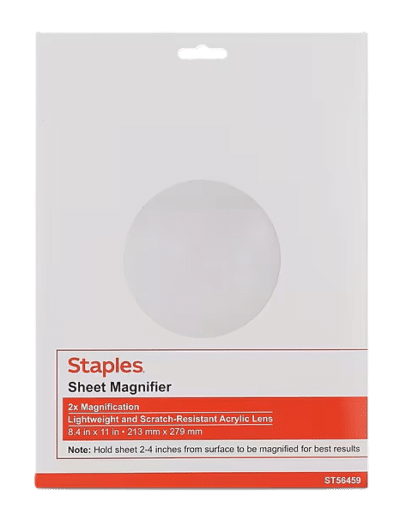 sheet magnifier