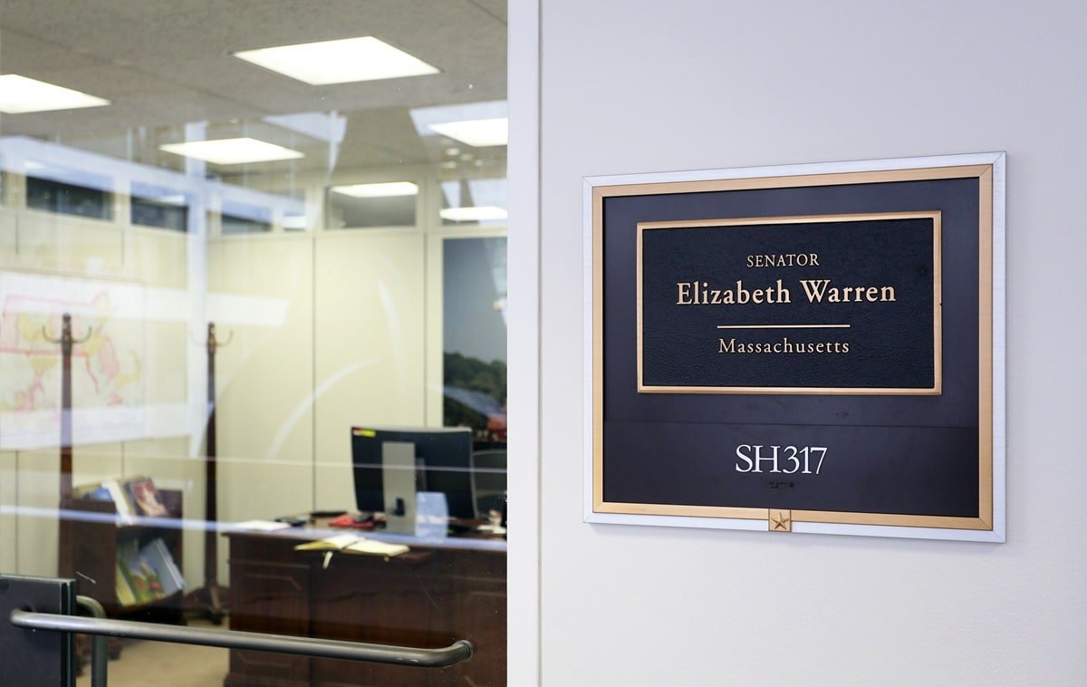 Capitol office of Senator Elizabeth Warren